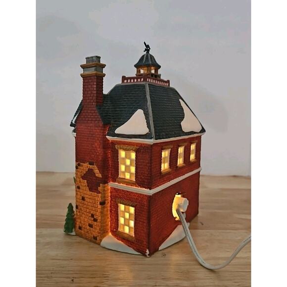 Dept 56 Boarding & Lodging School #5810-6 Dickens' Village Series WLite Orig Box - Picture 5 of 16